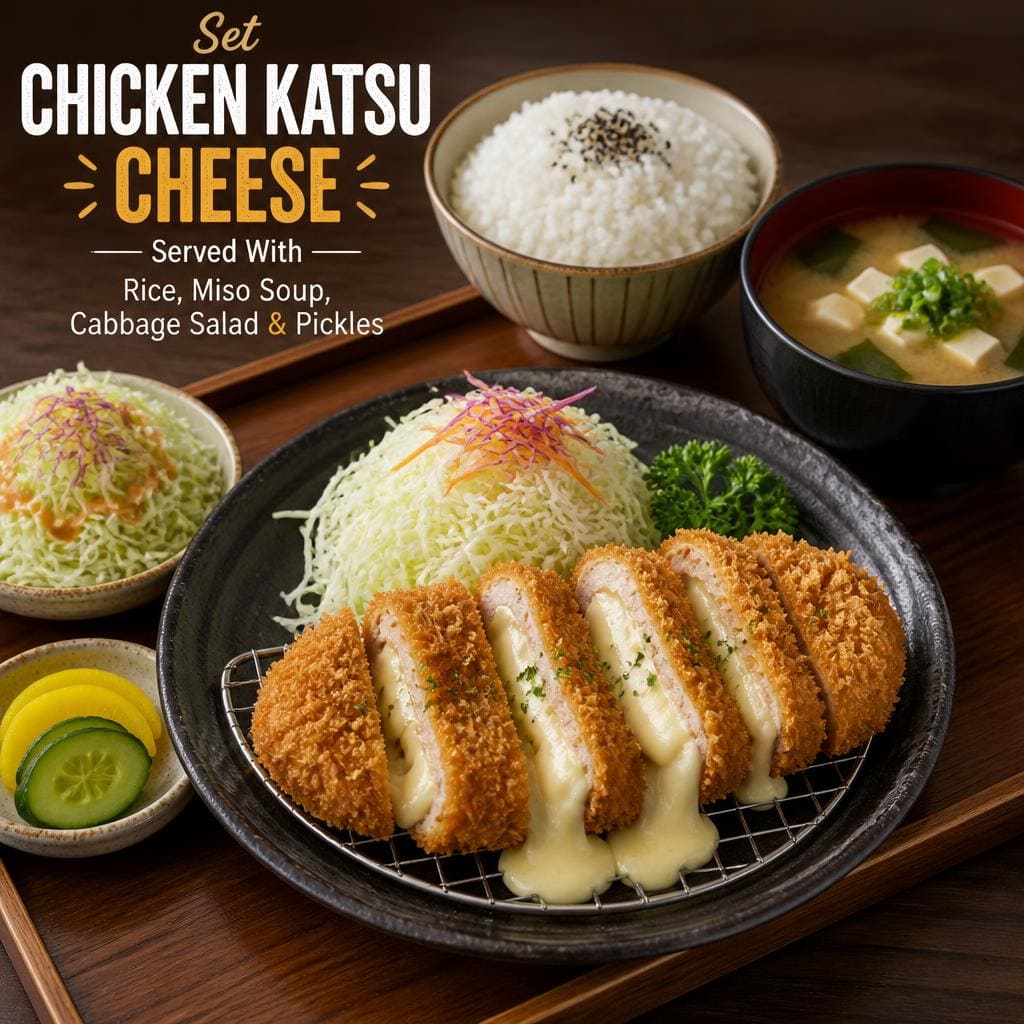 Set Chicken Katsu Cheese